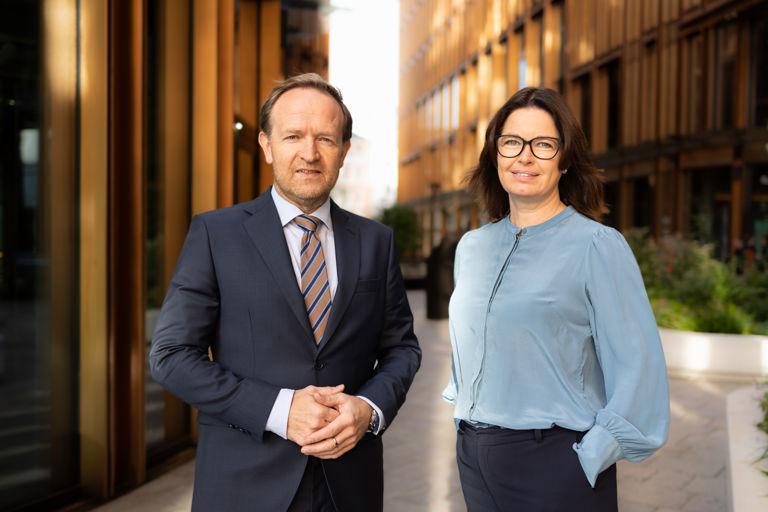 Michael V. Sivertsen og Heidi Kildal