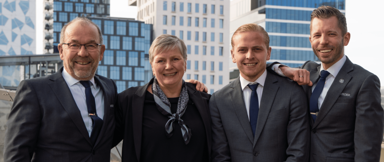 Fra venstre: Tom Budalen, Kristin Lian, Simen Lian Tildheim og Bjørn Eide-Stubberud.